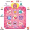 Electronic Dance Mats for Kids - Interactive Light Up Game Mat with 5 Challenge Levels
