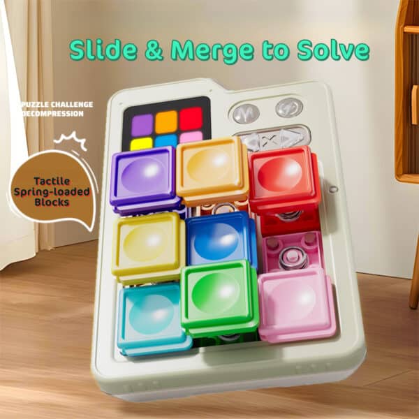 MinoLogic Smart Klotski Puzzle | 1000+ Levels, Spring Mechanics & Relaxing Brain Game