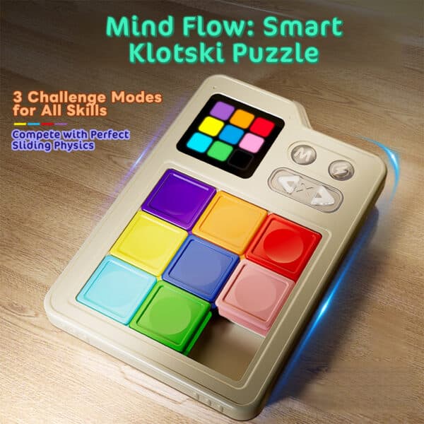 MinoLogic Smart Klotski Puzzle | 1000+ Levels, Spring Mechanics & Relaxing Brain Game
