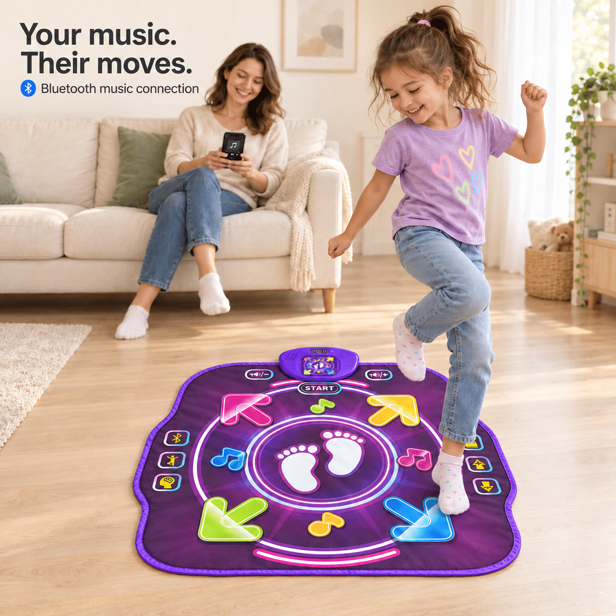 Bluetooth Music Dance Mat — DW824-2