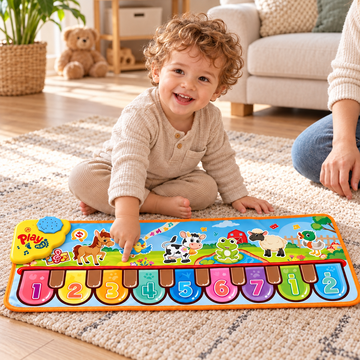 Active Play - cynkgiro MOVE 8 Animal Piano Music Mat — DW601-1