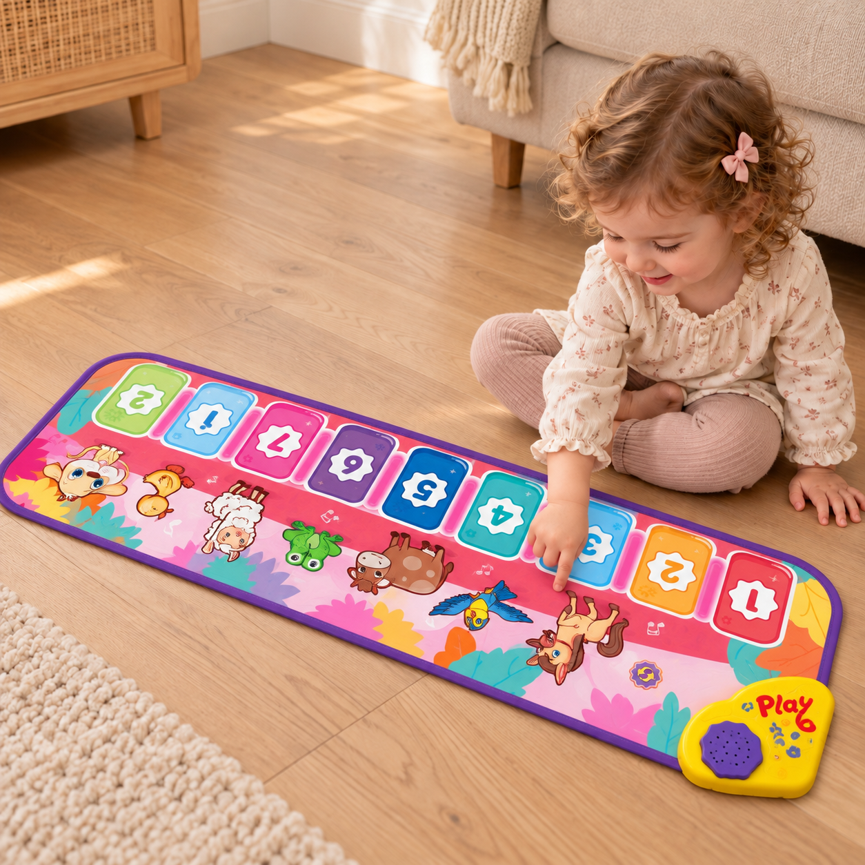Active Play - cynkgiro MOVE 9 Animal Piano Music Mat — DW601-2