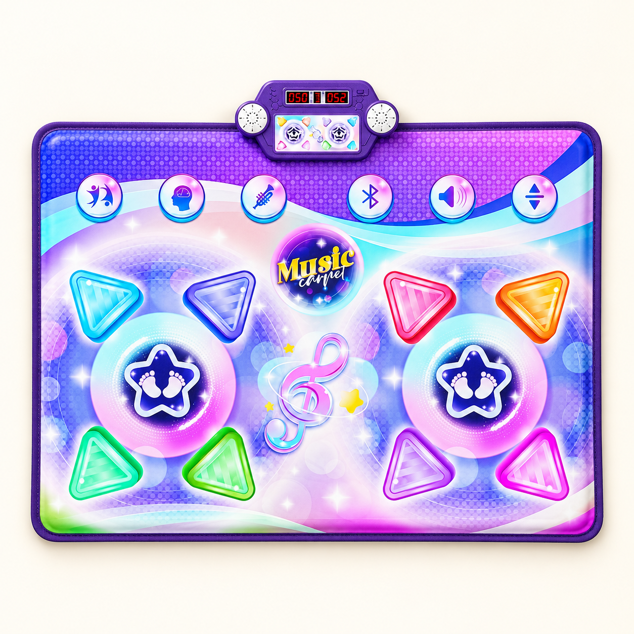 Active Play - cynkgiro MOVE 6 Two-Player Light-Up Dance Mat — TW822-3