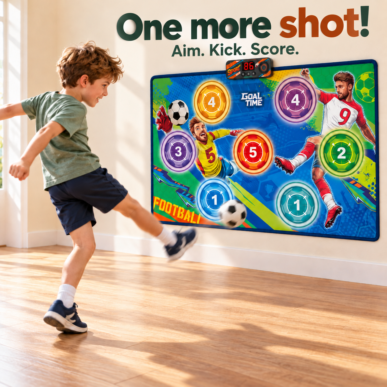 Active Play - cynkgiro MOVE 7 Electronic Soccer Target Mat — TW822-8